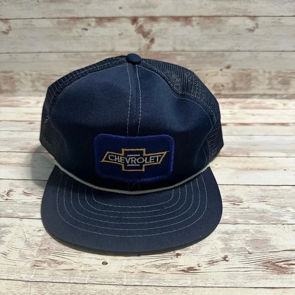 Vintage Chevrolet Snapback Patch Hat Size Medium Large 7 to 7 5/8 - Picture 1 of 6